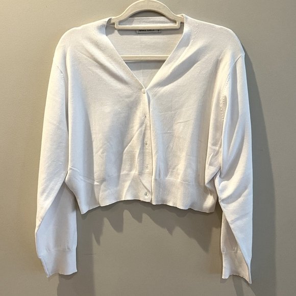 NWOT Women's Open Front Knit, Long Sleeved Cropped Bolero Shrug - Size 2X - Picture 2 of 4